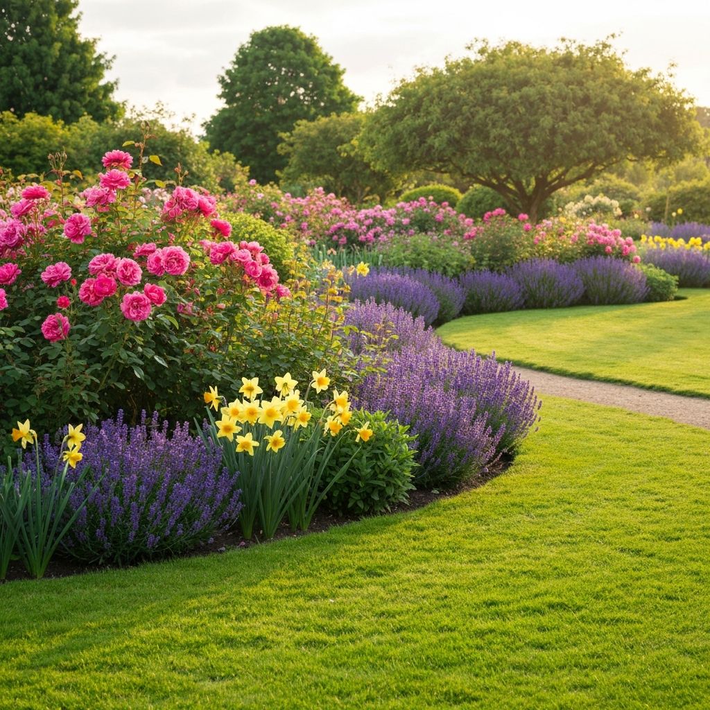 Piękny zadbany ogród
